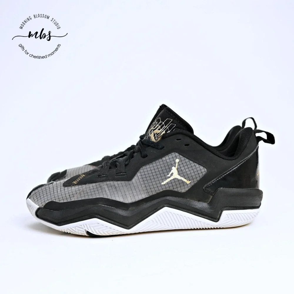 Nike Air Jordan One Take 4 Basketball Sneakers Black Gray Men 9.5